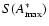 $S(A^*_{\rm max})$
