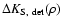 $\Delta K_{\rm S,~det}(\rho)$
