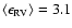 $\langle \epsilon_{\rm RV}\rangle = 3.1$