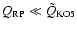 $Q_{\rm RP} \ll \tilde{Q}_{\rm KO5}$