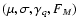 $(\mu,\sigma,\gamma_q,F_{M})$