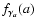 $f_{\gamma_a}(a)$