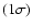 $(1\sigma)$