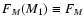 $F_{M}(M_1)\equiv F_{M}$