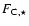 $F_{\rm C,\star}$