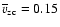 $\overline{v}_{\rm zc}=0.15$
