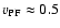 $v_{\rm PF}\approx0.5$