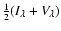 ${1\over2}(I_\lambda+V_\lambda)$