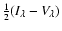 ${1\over2}(I_\lambda-V_\lambda)$