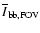 $\overline{I}_{\rm bb,FOV}$