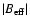 $\vert B_{\rm eff}\vert$