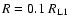 $R=0.1~R_{\rm L1}$