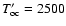 $T_{\rm oc}'= 2500$