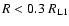 $R < 0.3~R_{\rm L1}$