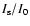 $I_{\rm s}/I_0$