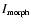 ${I}_{\tiny {\textrm{morph}}}$