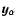 $\vec{y}_{\alpha}$