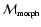 ${\mathcal M}_{\tiny {\textrm{morph}}}$