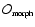 $\mathcal{O}_{\tiny {\textrm{morph}}}$