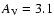 $A_{\rm V} = 3.1$