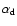 $\alpha_{\rm d}$