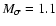 $M_\sigma = 1.1$