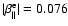 $\vert\beta _{\parallel }^{\rm e}\vert=0.076$