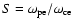 $S=\omega_{\rm pe}/\omega_{\rm ce}$