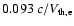 $0.093~c/V_{\rm th,e}$