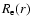 $R_{\rm e}(r)$