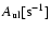 $A_{\rm ul} [{\rm s^{-1}}]$