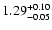 $\rm 1.29^{+0.10}_{-0.05}$