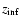 $z_{\rm inf}$