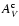 $A_V^{{\rm c}}$