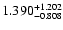 $1.390_{-0.808}^{\rm +1.202}$