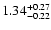 $1.34_{-0.22}^{\rm +0.27}$