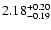 $2.18_{-0.19}^{\rm +0.20}$