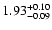 $1.93_{-0.09}^{\rm +0.10}$