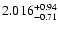 $2.016_{-0.71}^{\rm +0.94}$