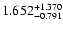 $1.652_{-0.791}^{\rm +1.370}$