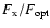 $F_{{\rm x}}/F_{{\rm opt}}$