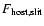 $F_{{\rm host,slit}}$