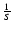 $\frac{1}{S}$