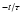 $^{-t/\tau}$