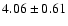 $4.06\pm0.61$