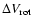 $\Delta V_{\rm rot}$