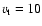 $v_{\rm t} = 10$