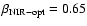 $\beta _{\rm NIR-opt}=0.65$