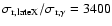 $\sigma_{\rm r,late X}/\sigma_{{\rm r},\gamma}=3400$