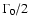 $\Gamma_0/2$